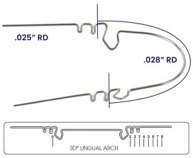 a04300 3d lingual arch
