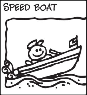j01123 elastic speedboat