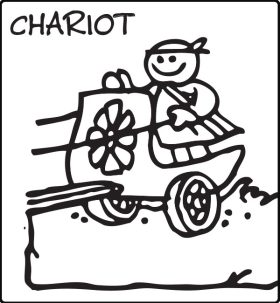 j01183 elastics latex chariot